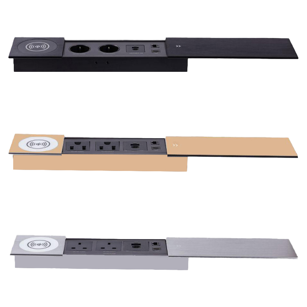 Office Furniture Manufacturers - MANLEIKE Table Hidden Socket Embeded Outlet
