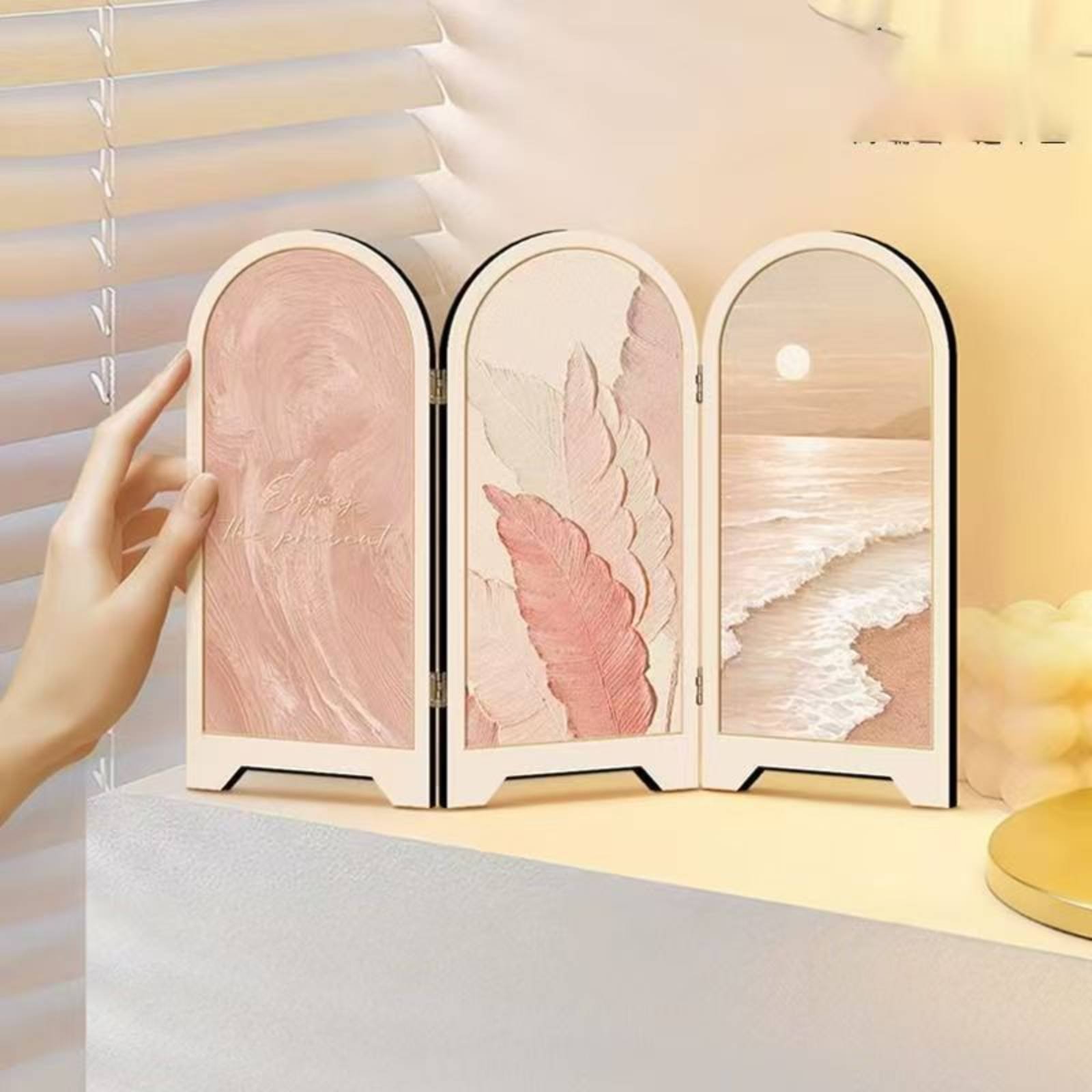 Partition Screen Divider - Chinese Design Table Screen Retro Inspired