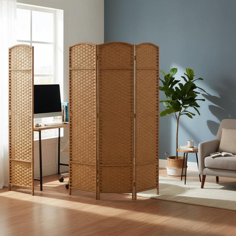 Partition Screen Divider - Folding Room Divider Screen 6 Panel