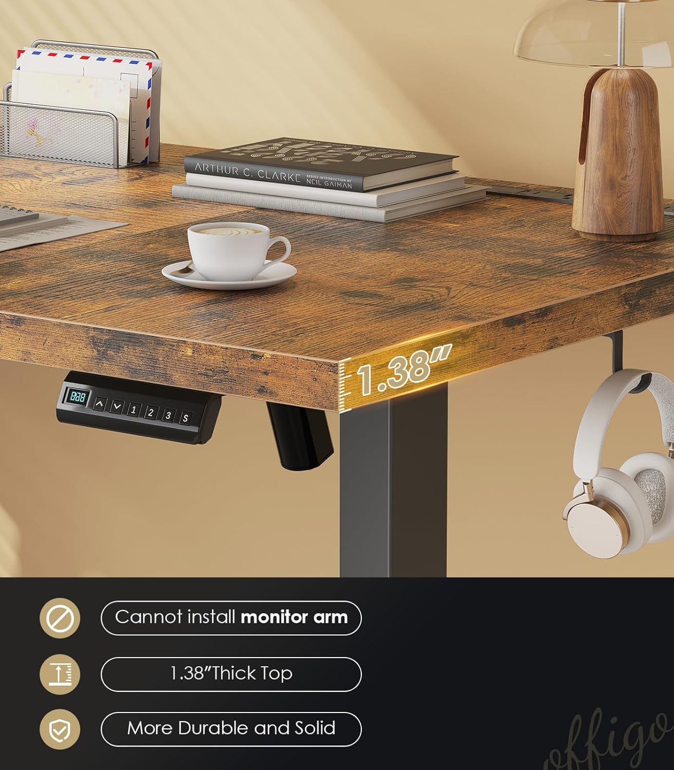 Amazon com 71 Inch Executive E - Office Furniture Com avaliação e preço
