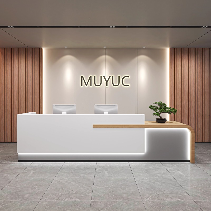 Modern Creative Reception Desk - Office Furniture Center avaliação e preço