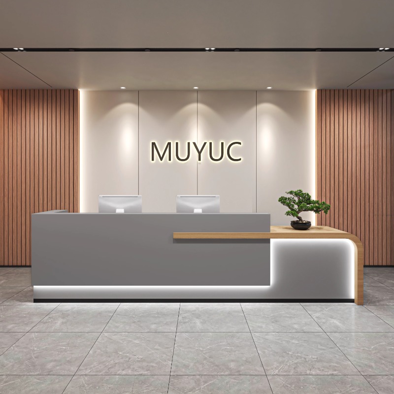 Modern Creative Reception Desk - Office Furniture Center avaliação e preço