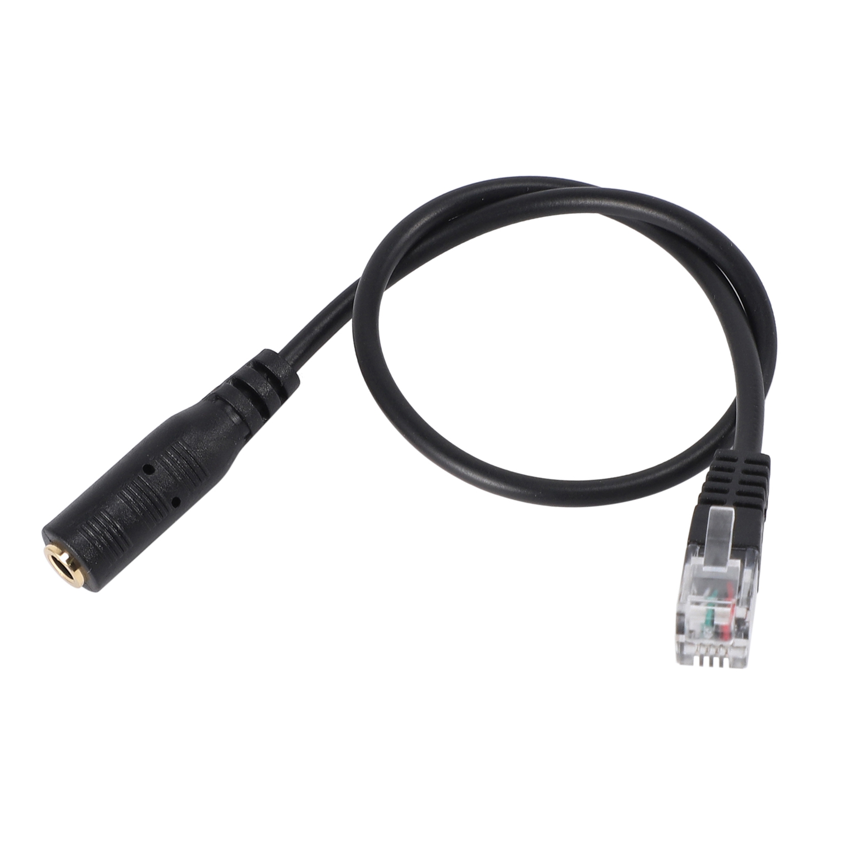 Dec.-3.5mm Plug Jack to RJ9 fo - Telephone Headset Office avaliação e preço