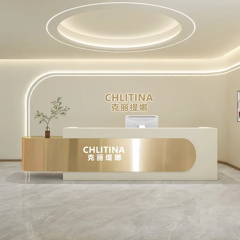 Beauty Salon Reception Desk He - Office Furniture Center avaliação e preço