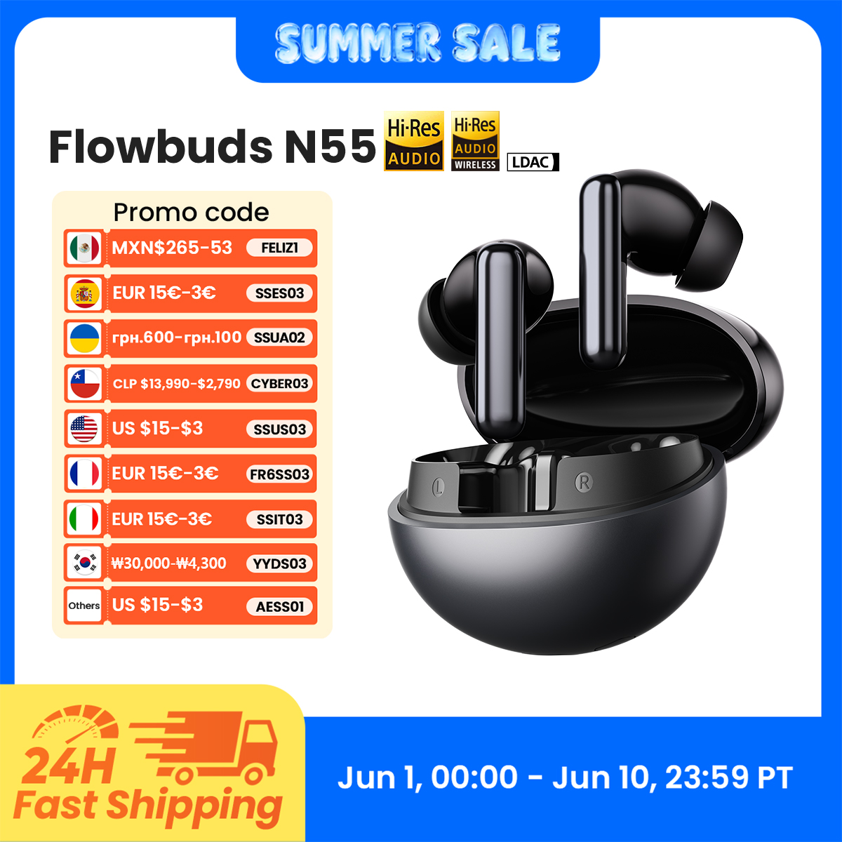 HAYLOU Flowbuds N55 Wireless E - Telephone Headset Office avaliação e preço