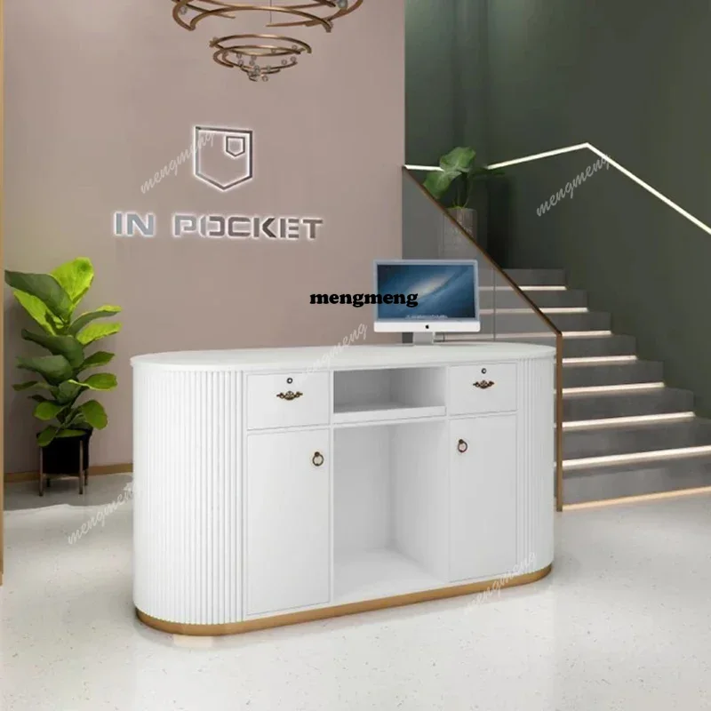 Beauty Salon Modern Reception  - Office Furniture Center avaliação e preço