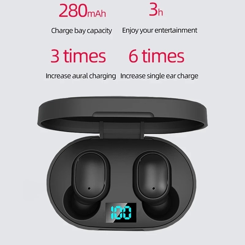 E6S TWS Wireless Headphones Sp - Telephone Headset Office avaliação e preço