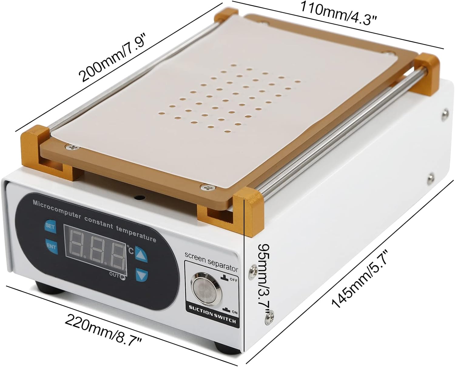 7 Inch LCD Screen Separator Ma - Partition Screen Divider avaliação e preço