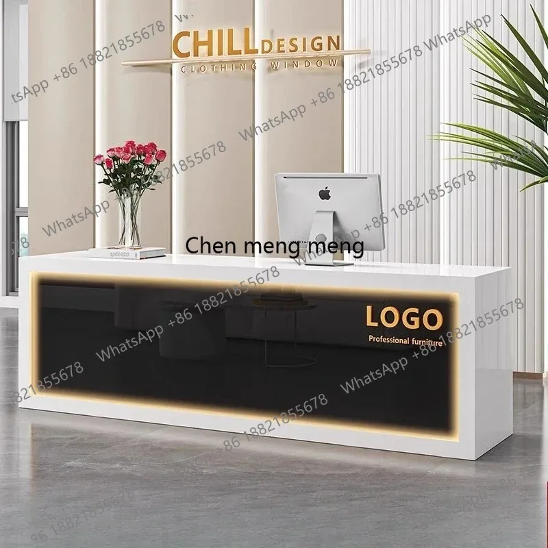 G153 modern white counter for  - Office Furniture Center avaliação e preço