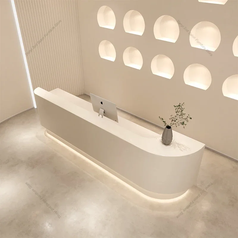 Cream Style Nordic Reception D - Office Furniture Center avaliação e preço