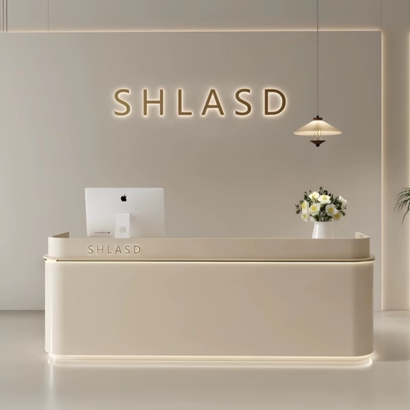 French Cream Style Reception D - Office Furniture Center avaliação e preço