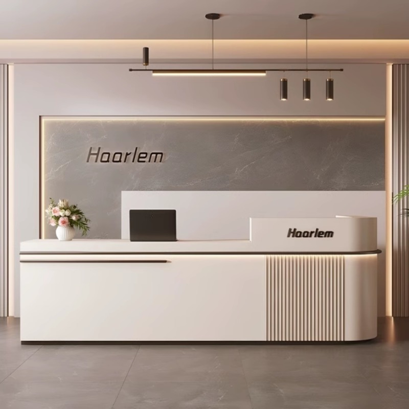French Cream Style Reception D - Office Furniture Center avaliação e preço